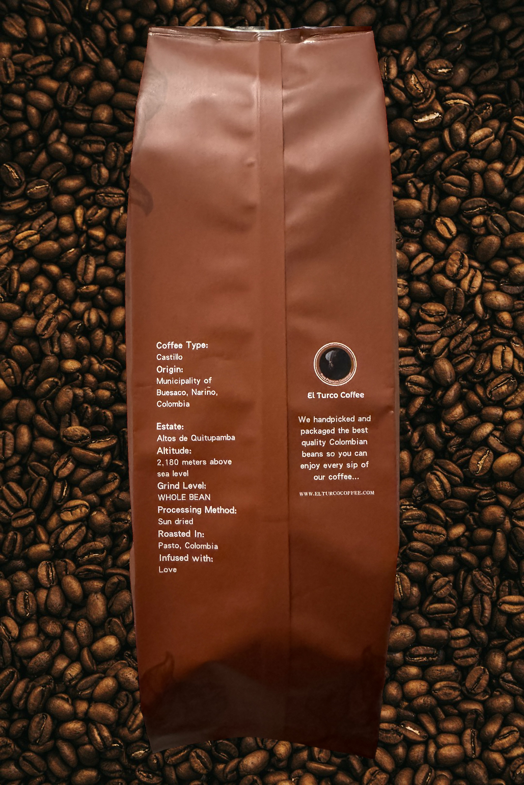 Premium Colombian Coffee Beans – Medium Roast (1lb.)