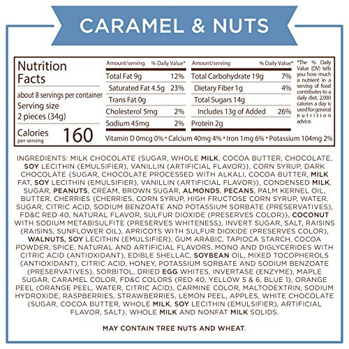 Russell Stover Caramels and Nuts Gift Box Assorted Chocolates 9.4oz