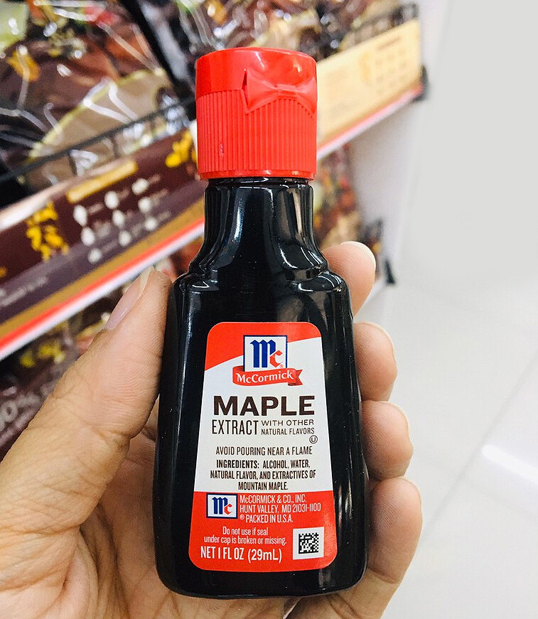McCormick Maple Extract + Other Natural Flavors Marinades Desserts Baking 29 ml