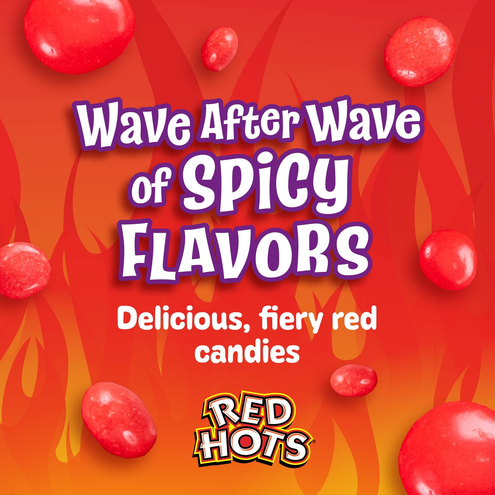 Wonka Red Hots, Cinnamon Flavored Hard Candy, 5.5 Ounce Pack of 12,