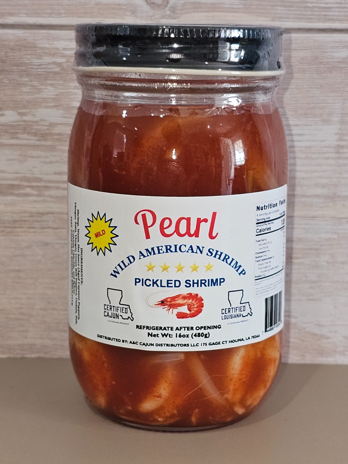 PEARL BRAND MILD PICKLED SHRIMP