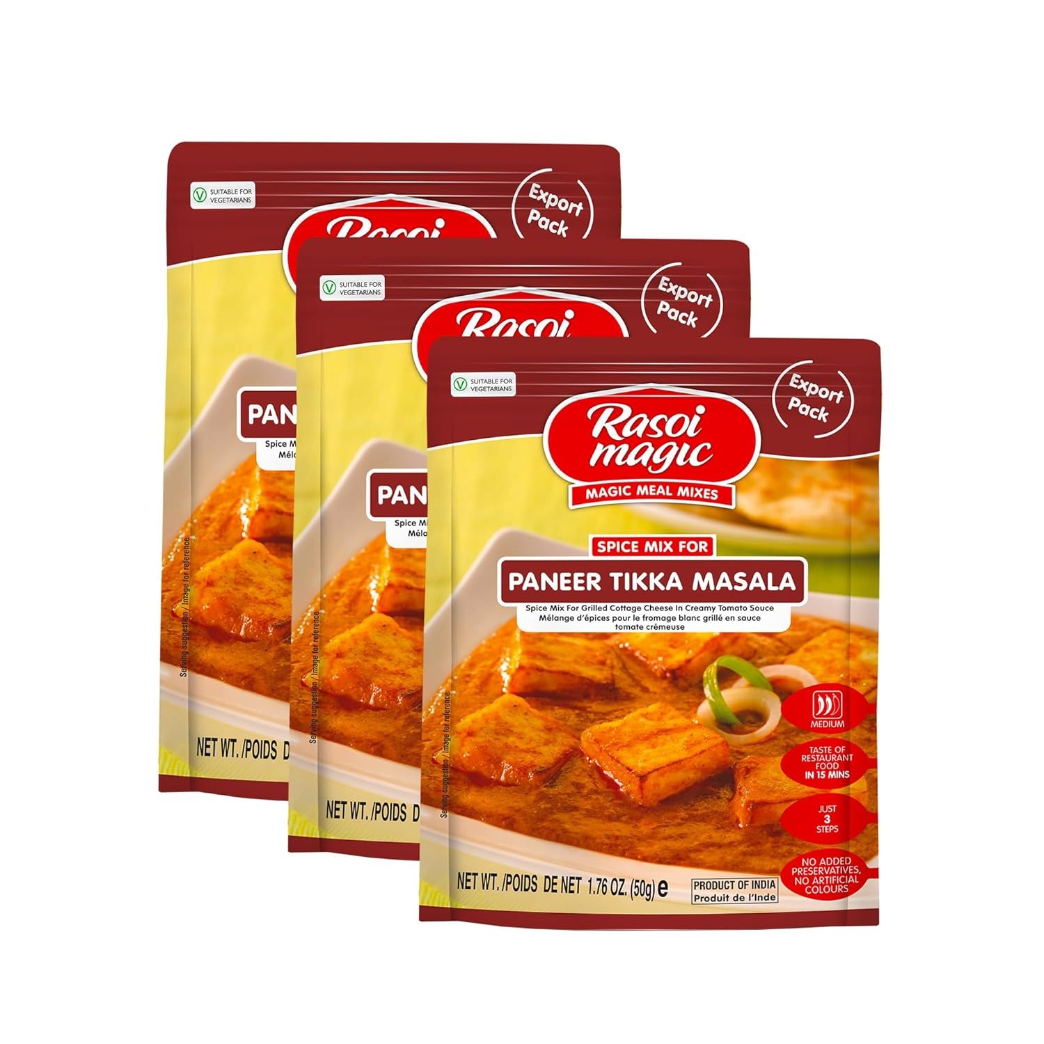 Rasoi Magic Spice Mix for Paneer Tikka Masala 50g | Ready to cook