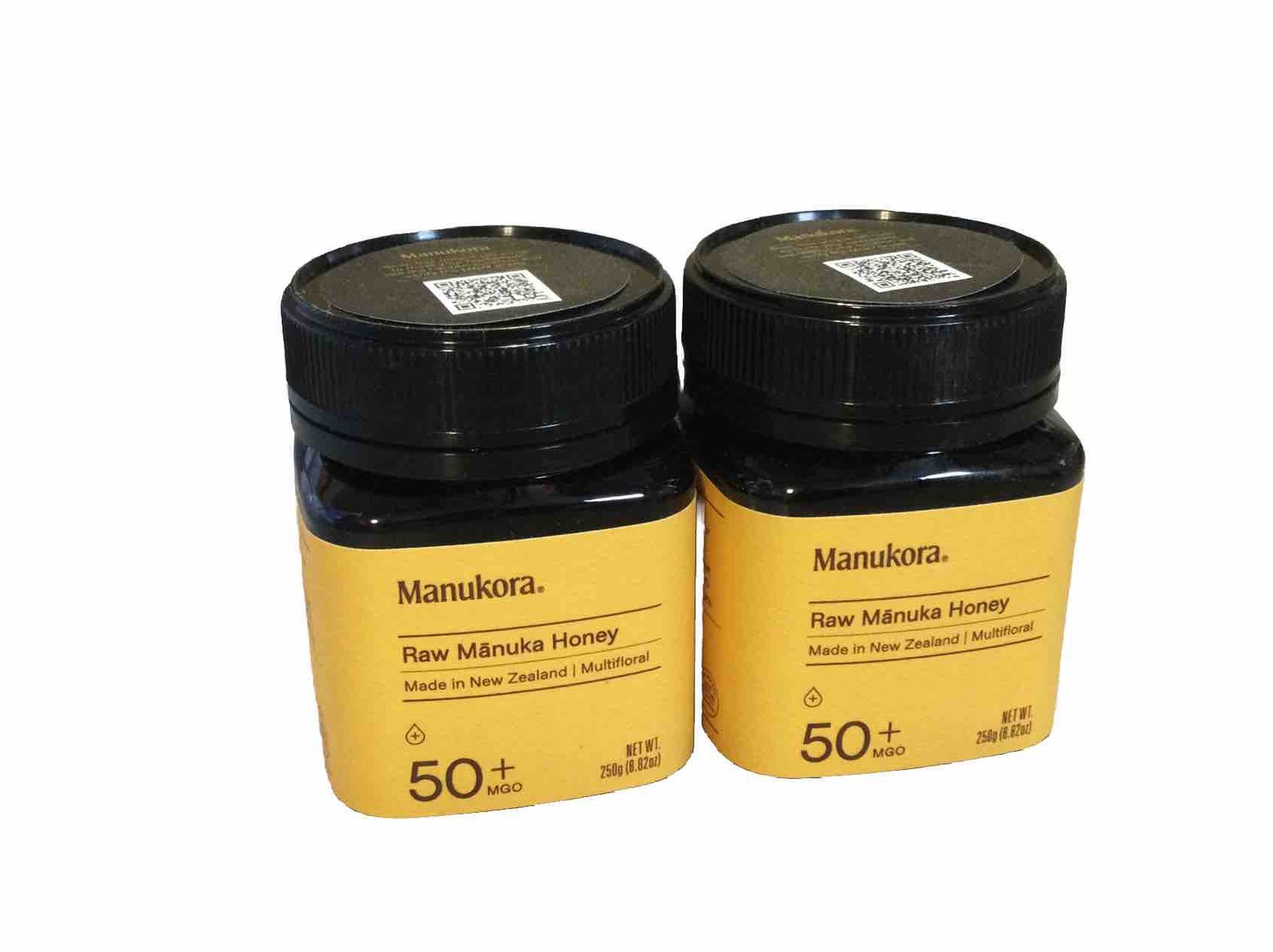 2 Pack Raw Manuka Honey 50+ MGO 8.82oz Certified 100% New Zealand MANUKORA Honey