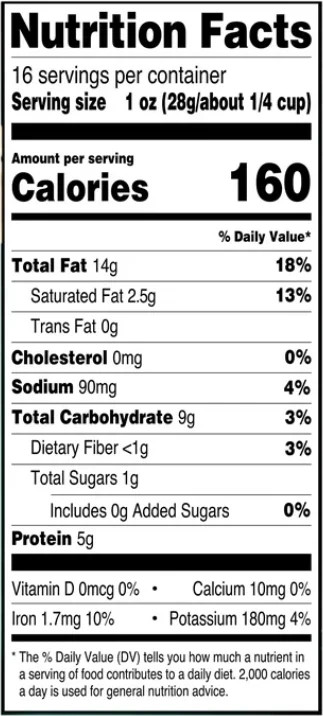 Great Value Deluxe Whole Cashews, Salted, 16 oz 2 Pack