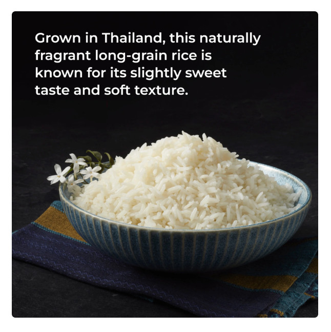 Golden Star Thai Hom Mali Jasmine Rice, 20 lbs
