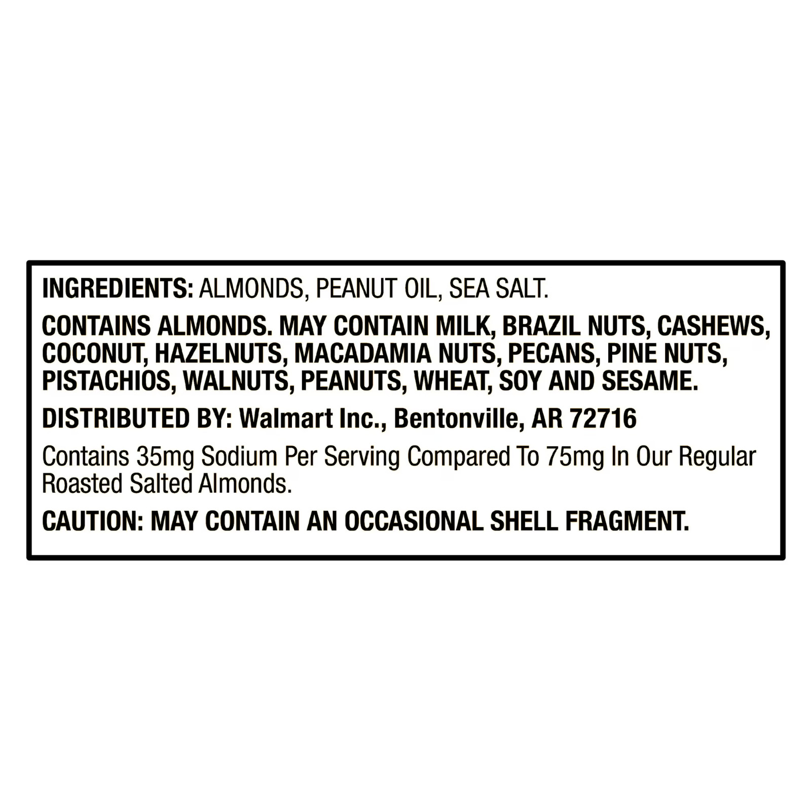 Great Value Oil Roasted Lightly Salted Almonds, 14 oz