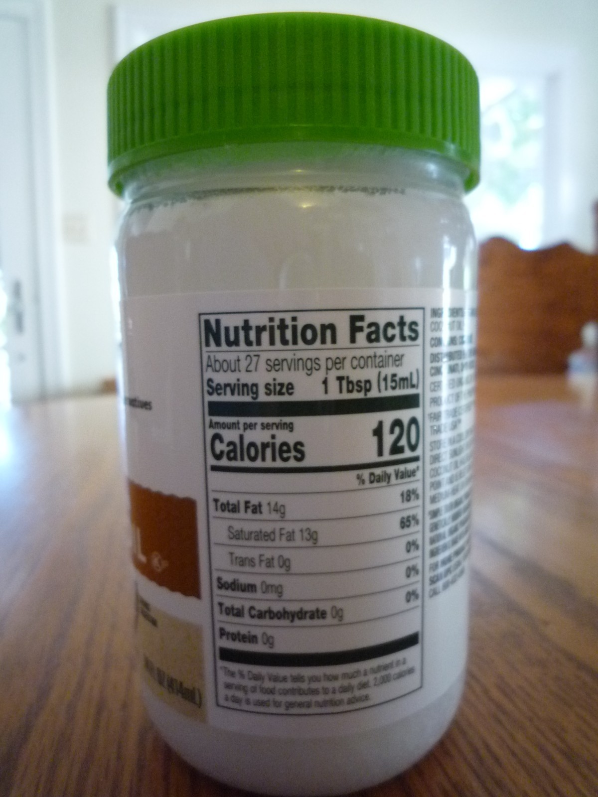 Simple Truth Organic Unrefined Virgin Coconut Oil Cold Pressed 14 FL OZ (414ml)