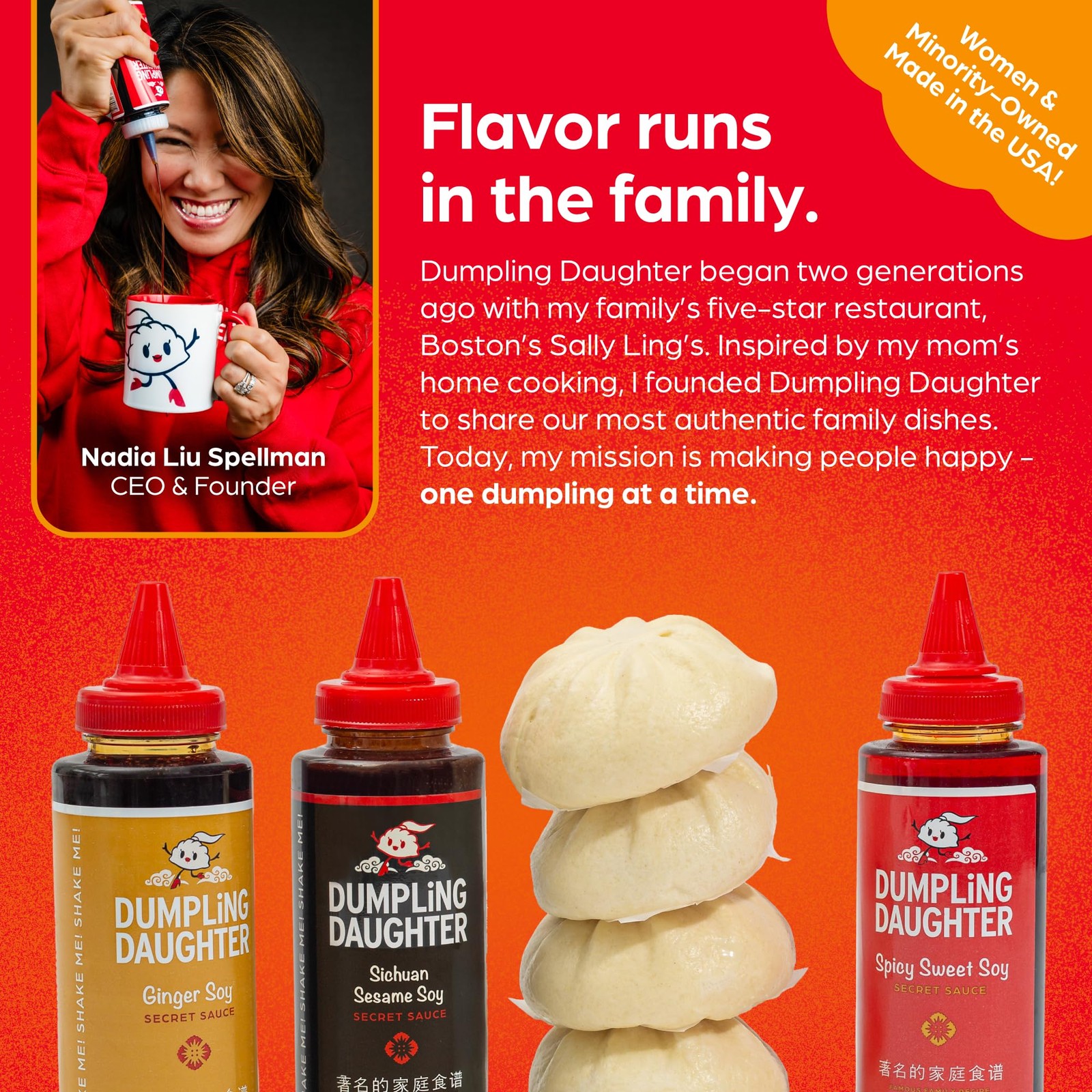 Dumpling Daughter Spicy Sweet Soy Brown Sugar Sweetened Dumpling Sauce 8oz