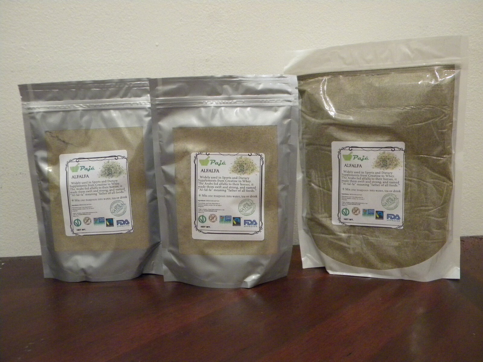 ALFALFA powder 8oz 16oz 1lb 32oz 2lb 4lb 10lb 44lb Brazilian Alfafa PAJE