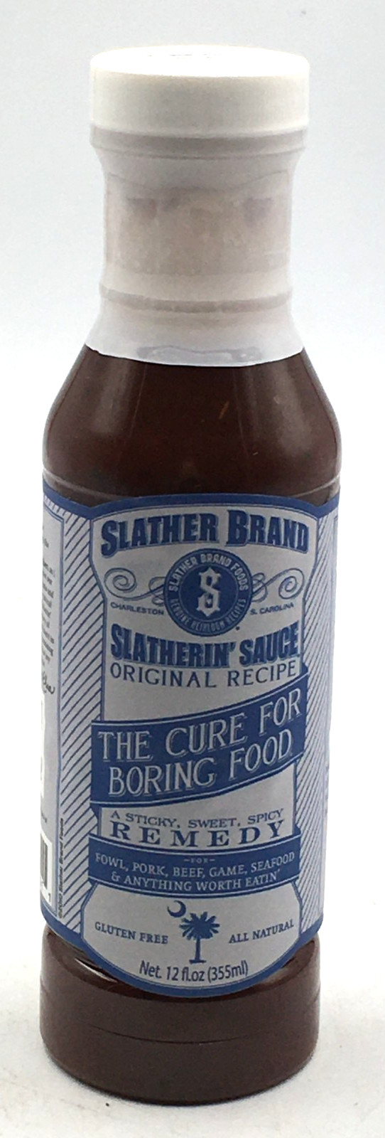 1 12 OZ PLASTIC BOTTLE SLATHER BRAND SLATERING SAUCE ORIGINAL RECIPE EXP 4/29/27