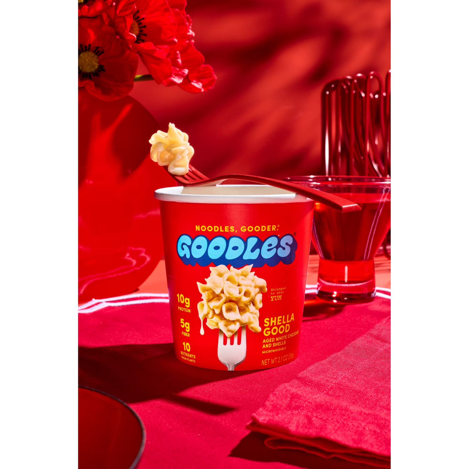 (6 pack) Goodles Mac & Cheese Shella Good Microwaveable Cup 2.1oz…