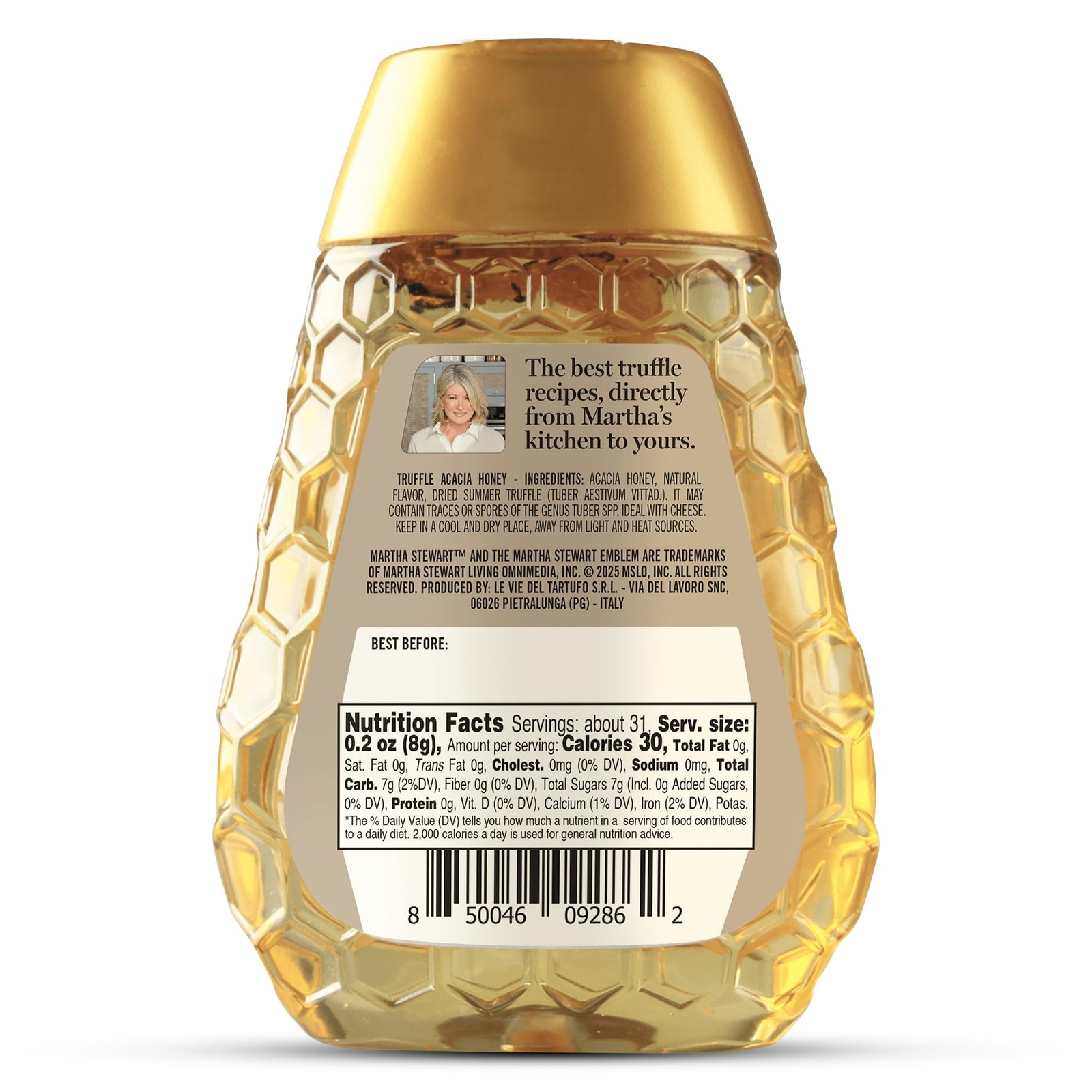 Martha Stewart & Jimmy Tartufi Premium Truffle Honey 8.8oz Squeeze Bottle – D…
