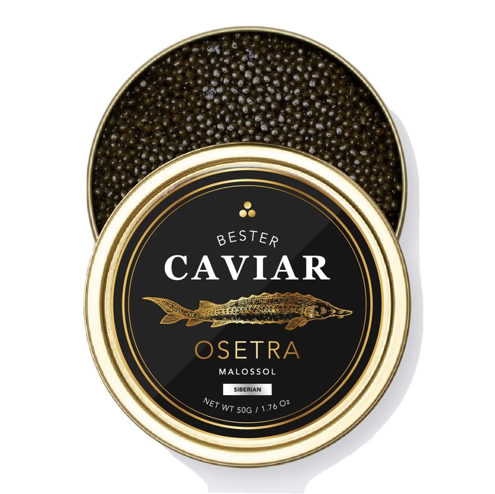 Bester’s Premium Osetra Caviar 3.5OZ 100GR