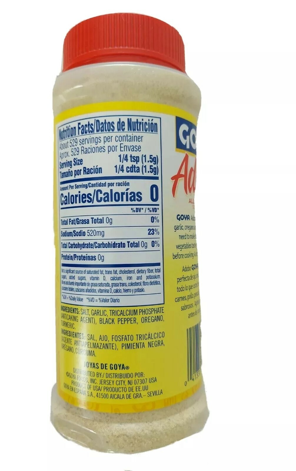 GOYA ADOBO CON PIMIENTA ALL PURPOSE SEASONING WITH PEPPER (Pack-28oz ea BOTTLE )