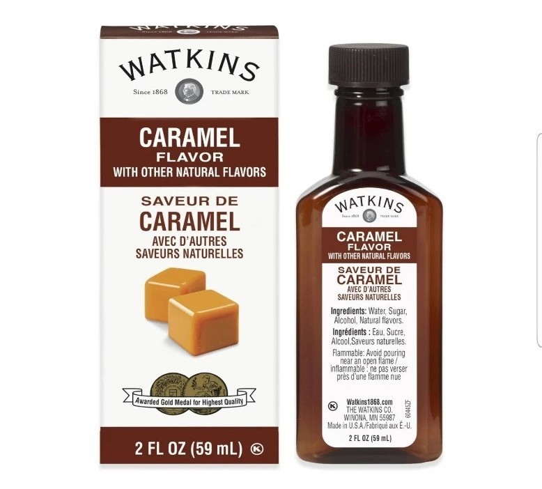 Watkins Caramel Flavoring Concentrate 2 Fl Oz Gluten Free Non GMO Fast Shipping