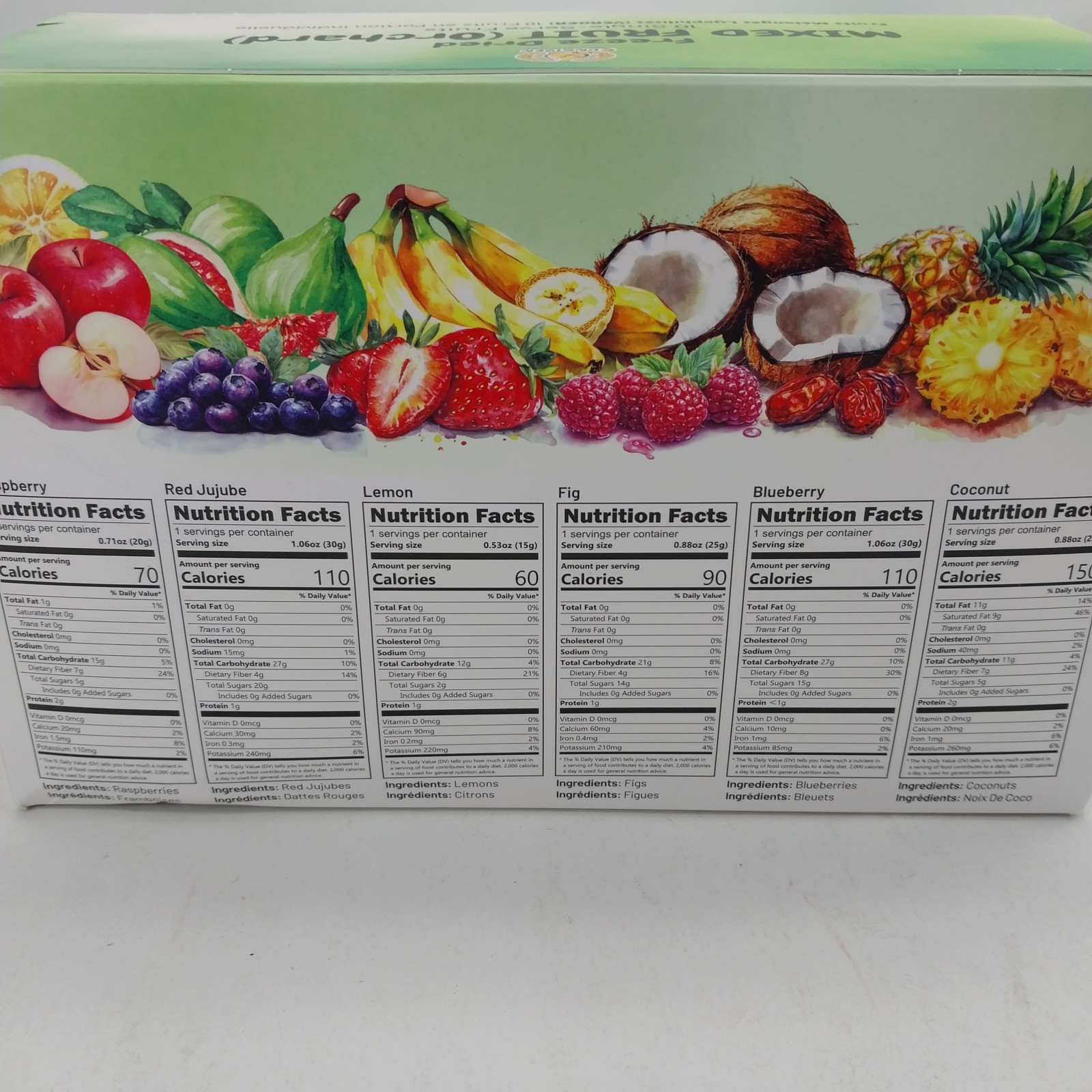 Mixed Freeze-Dried Fruit, Variety Pack of 12 Bag, Health Snack, Freeze Dried …