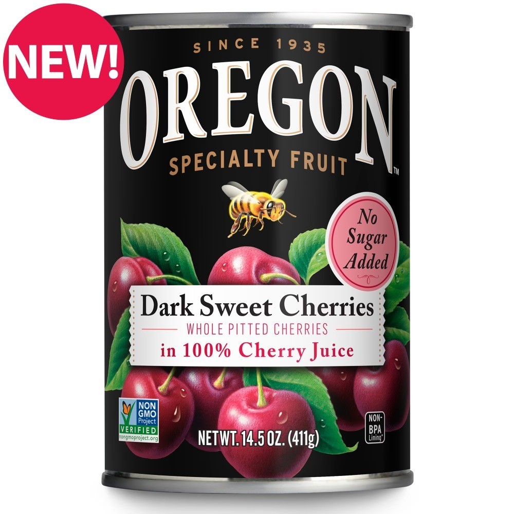 Co. Dark Sweet Cherries in 100% Cherry Juice, No Sugar Added, 14.5 oz