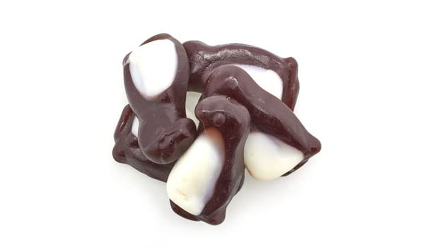 Gummy Peach Penguins, 2.2 Lb (35.2 Oz), Gluten-Free, Penguin-Shaped Candies, Pea