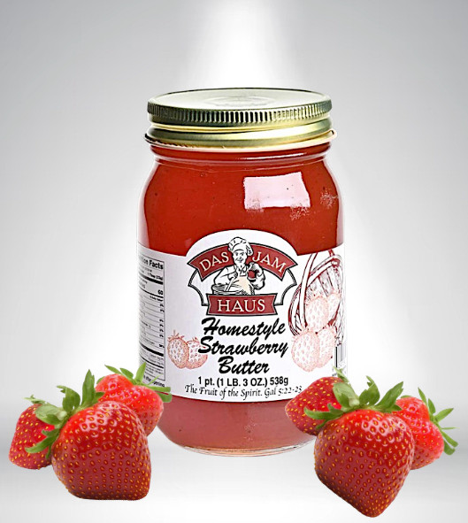Strawberry Jam Varieties Homestyle~Jam 16oz 1 Pint All Natural Ingredients