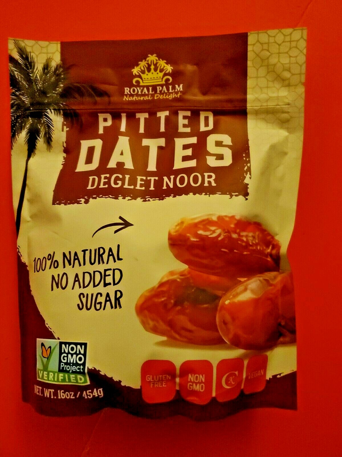 PITTED DATES DEGLET NOOR 100% NATURAL NO ADDED SUGAR