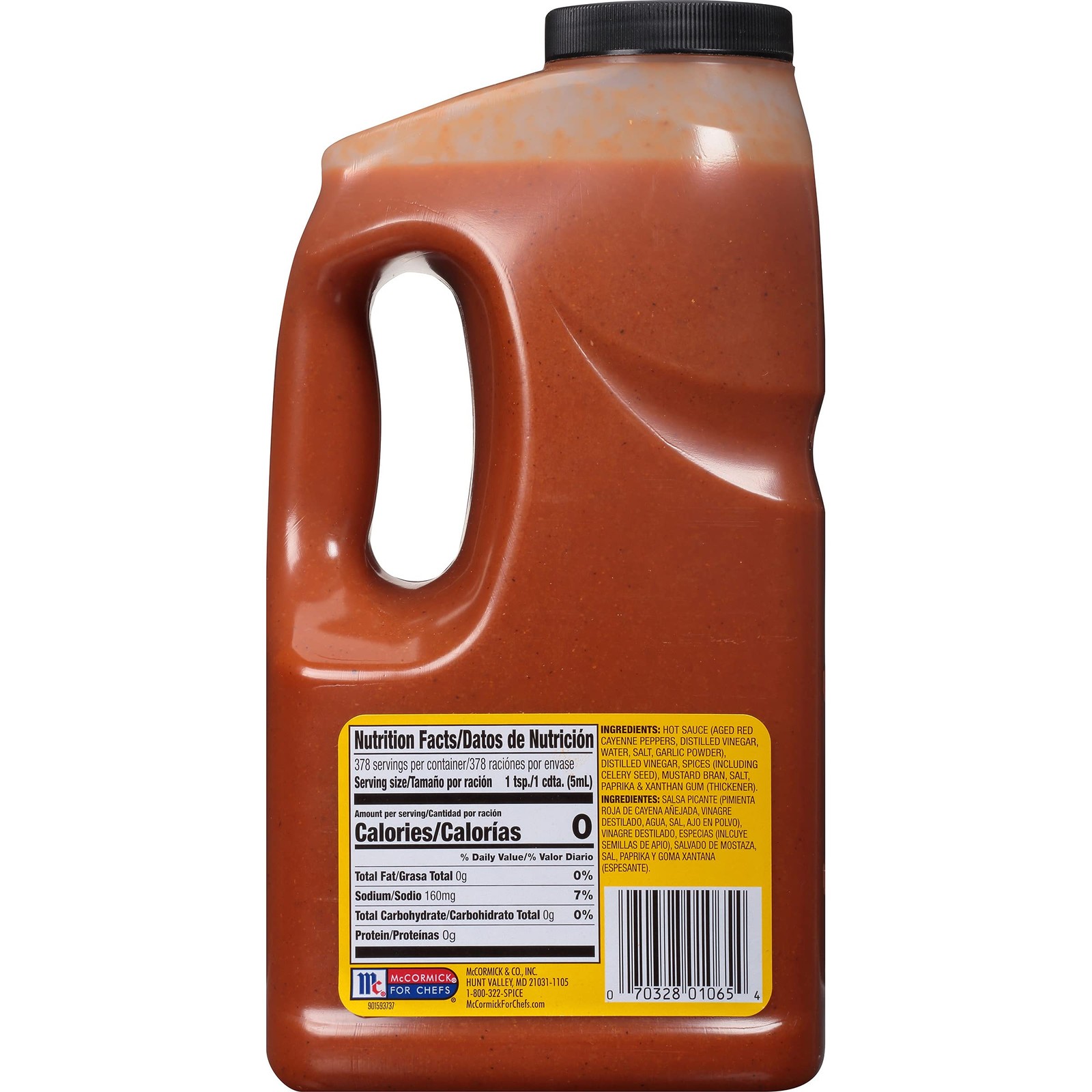 OLD BAY Hot Sauce Bulk 64 oz Container