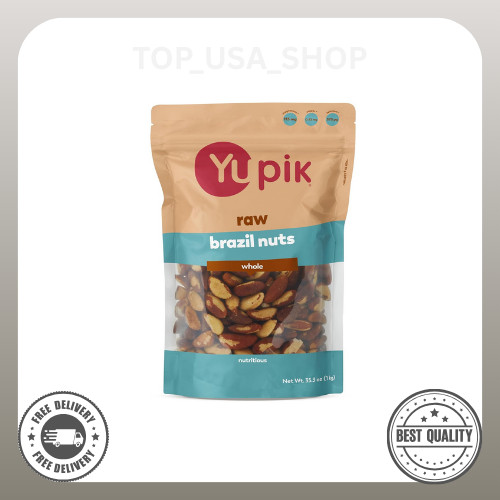 Yupik Raw Brazil Nuts, 2.2 lb (35.2 oz), Gluten-Free, Kosher, Shelled, Unsalted
