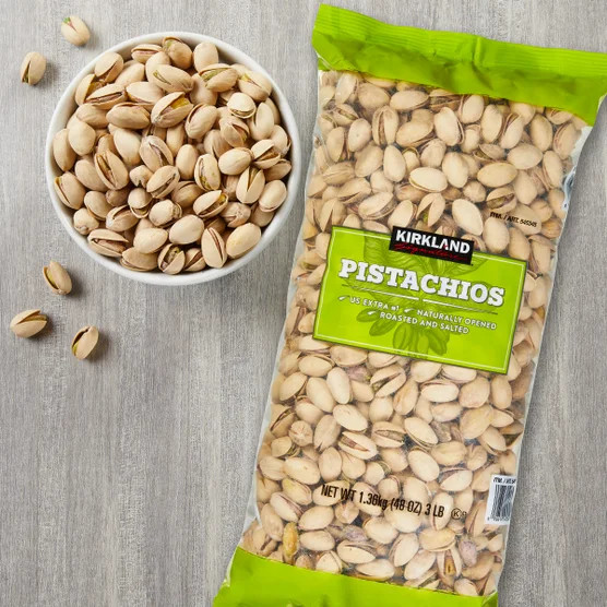 New Kirkland In-Shell Pistachios – Roasted & Salted, 3 Lb Bag, Kosher Snack