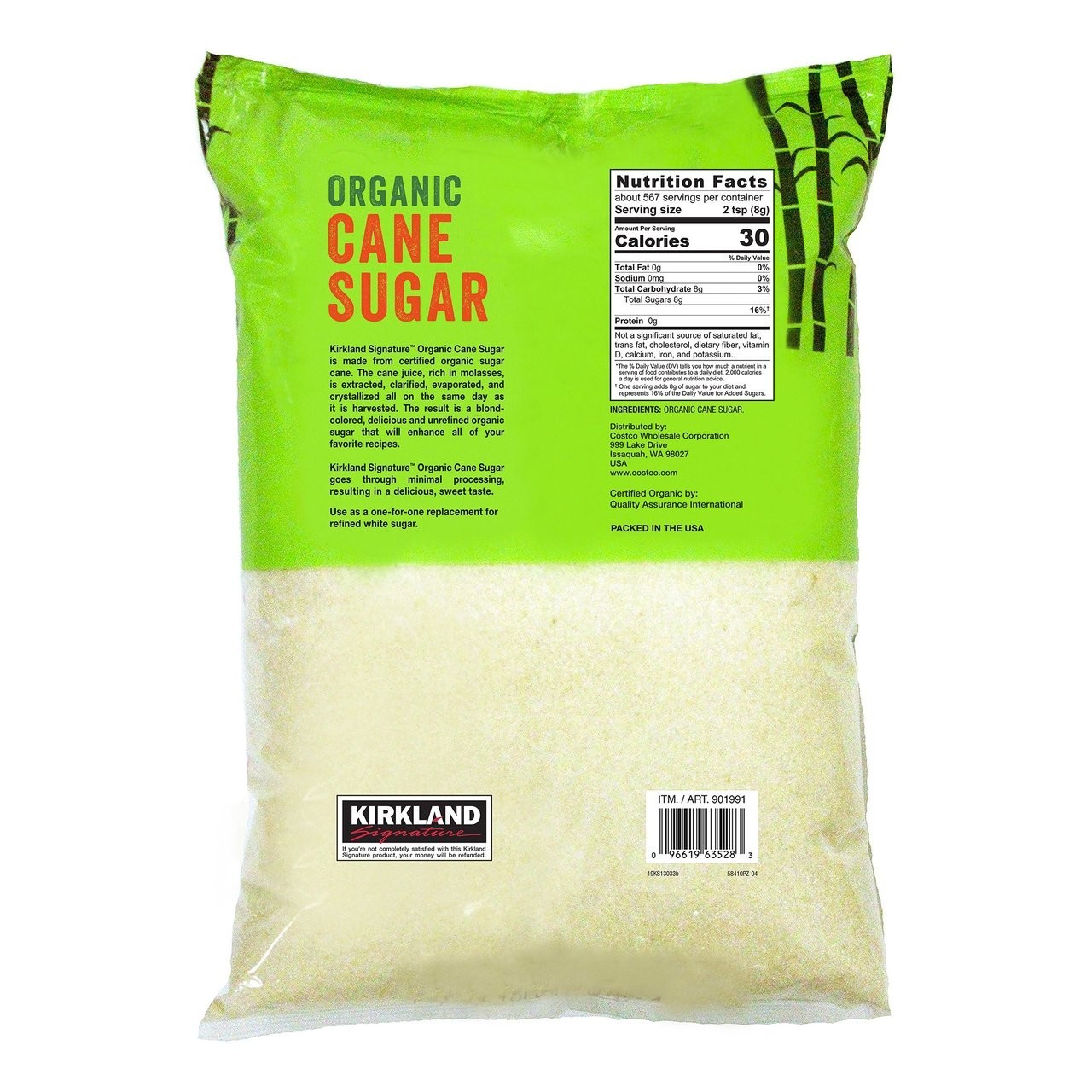 Kirkland Signature Organic Sugar – 10 Lb
