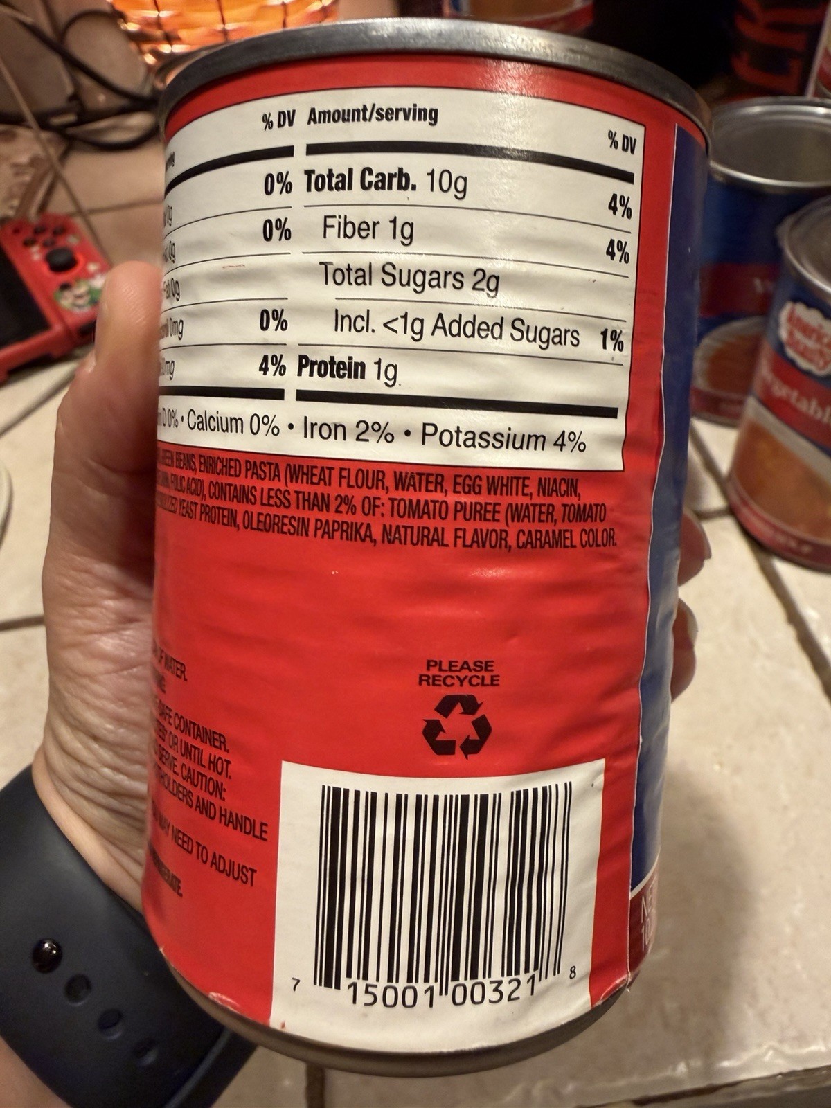 LOT OF 8 American Beauty Condensed Soup (6 x Vegetable; 2 x Cream of Mushroom)