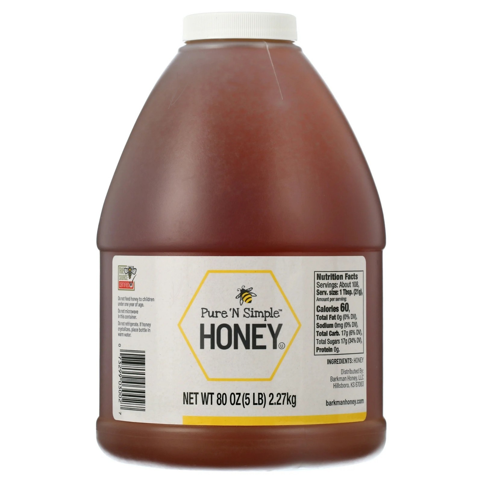 Pure ‘N Simple Honey, 80 oz