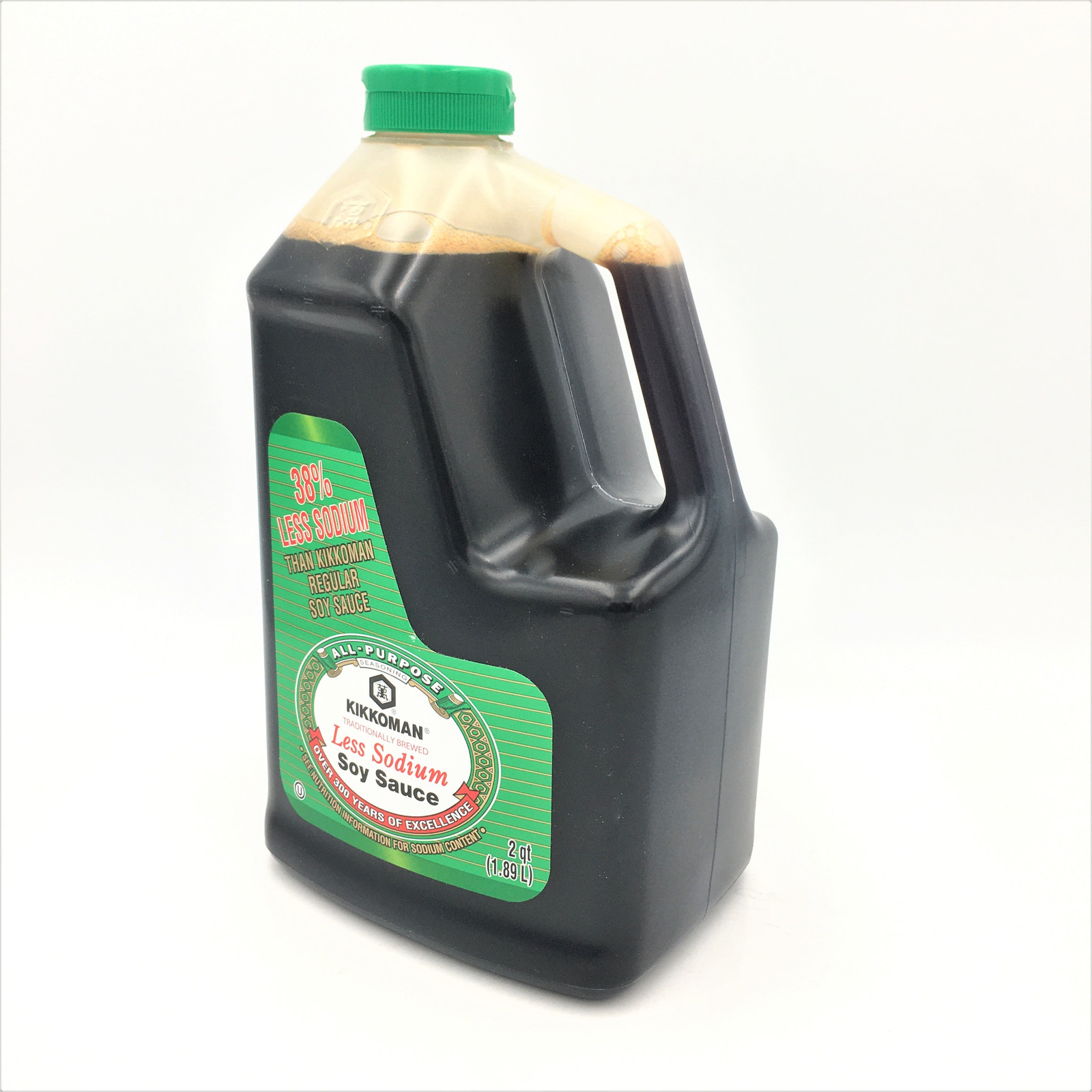 Kikkoman Traditionally Brewed Soy Sauce-38% Less Sodium 1.89L