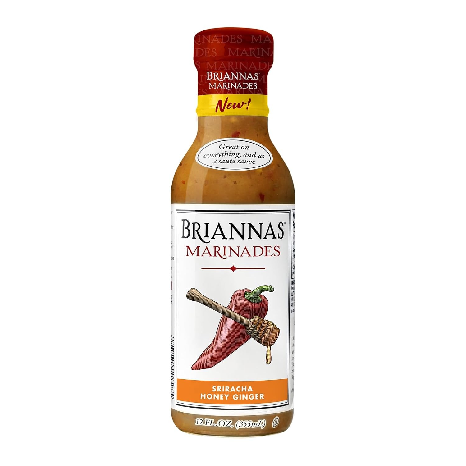 BRIANNAS – Sriracha Honey Ginger Marinade – Small Batch, Gluten Free Marinade ma