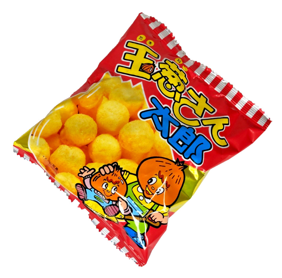 Japan Mini Corn Puffs Kado “Onion Tarō” Snack – 15g ×30 bags