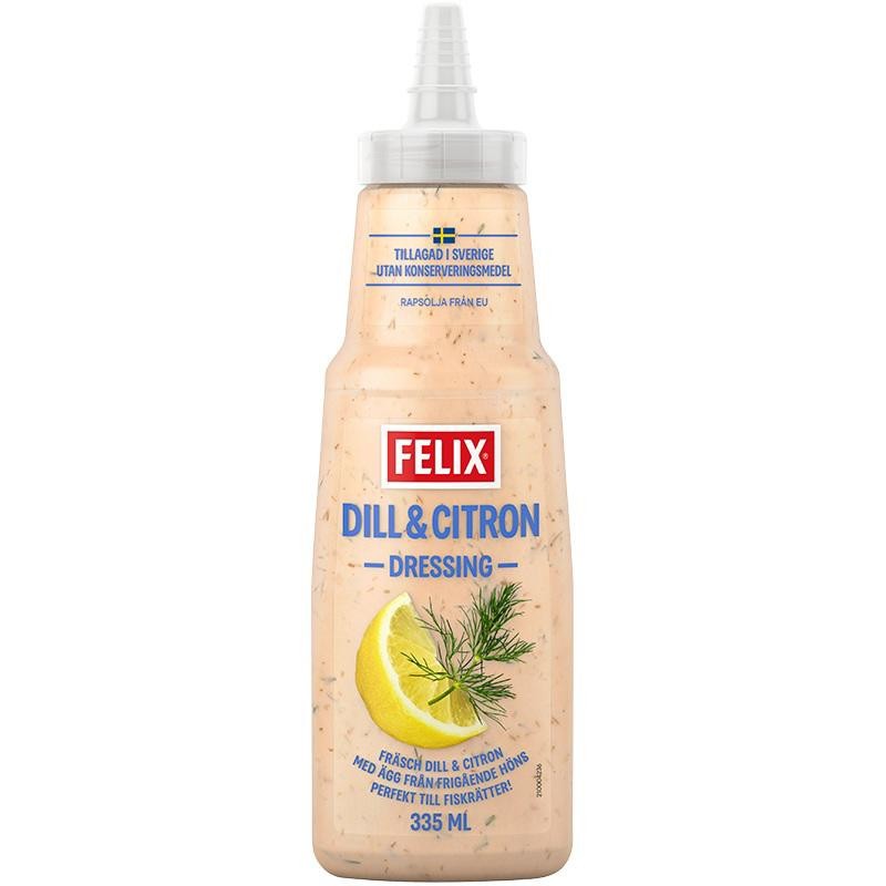 FELIX DILL & CITRON Salad Dressing Sauce Bottle 335g 11.8oz