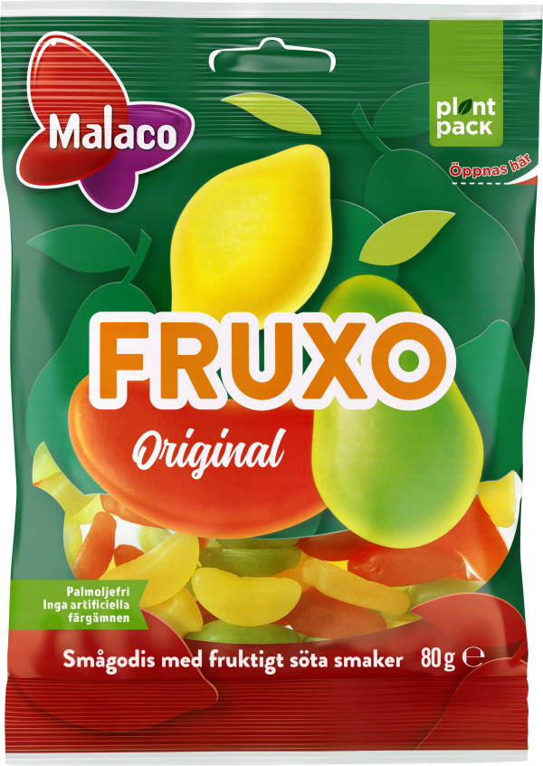 Malaco Fruxo Original 80 Gram Classic Swedish Candy – Made In Sweden