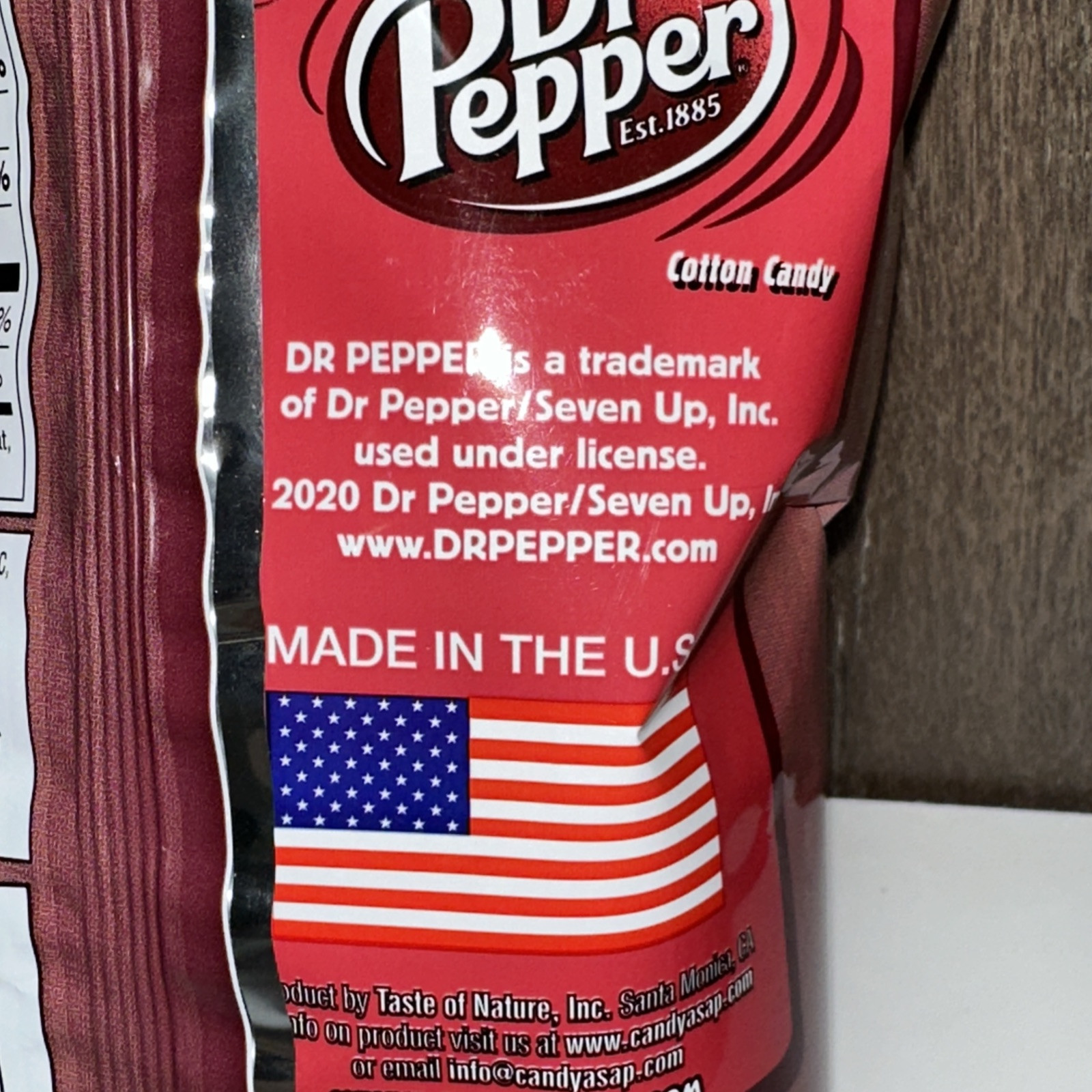 4 Pack DR. PEPPER Cotton Candy 3.1oz FREE SHIPPING