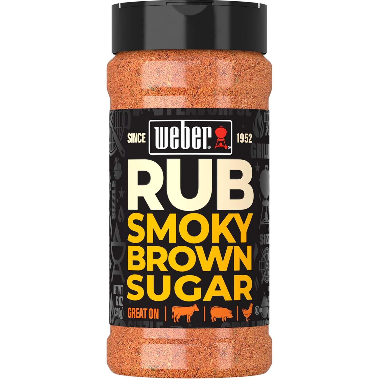Smoky Brown Sugar Dry Rub, 12 Ounce Shaker