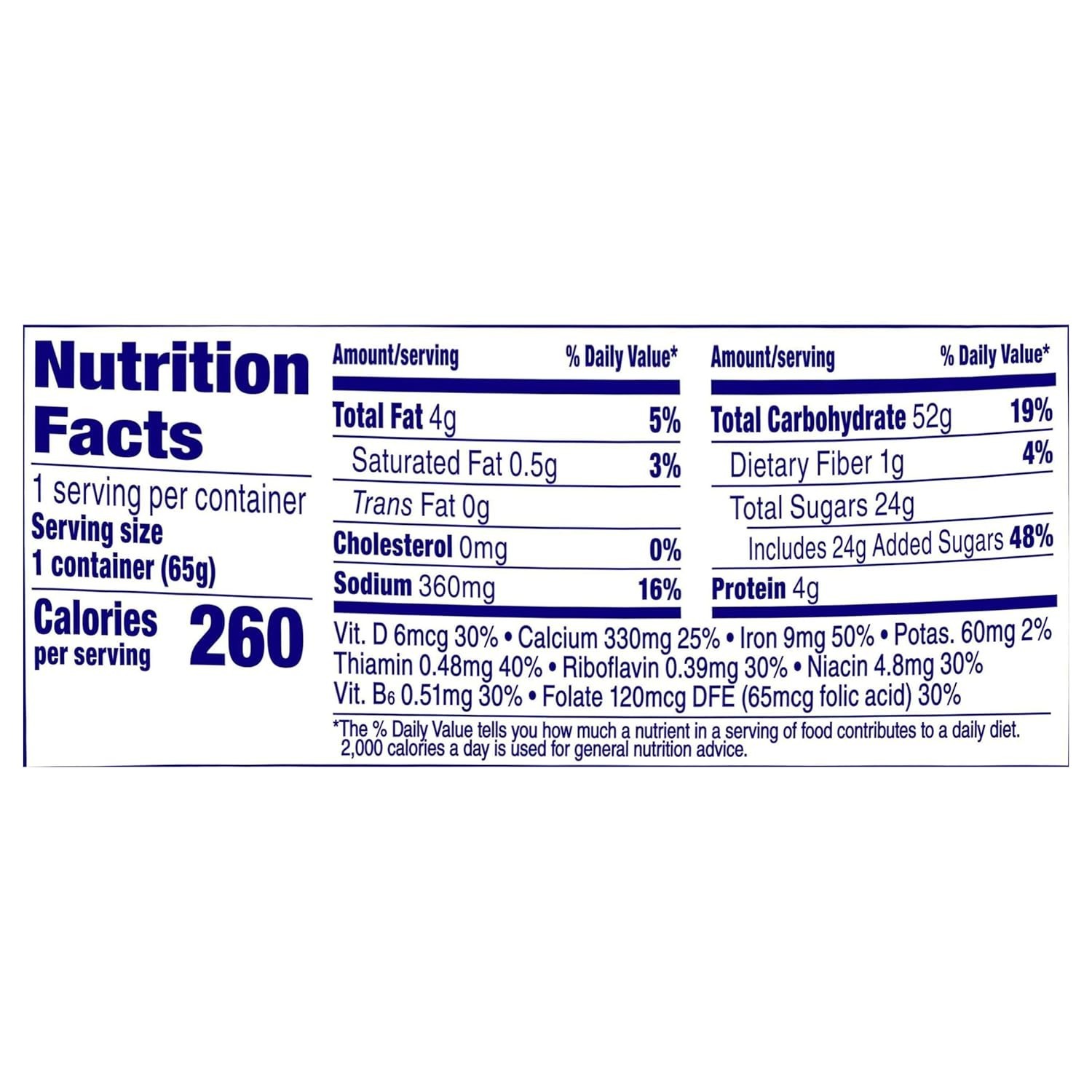 Delicious 2.29 Ounce Instant Hot Cereal Cups – Perfect for On-the-Go Breakfast