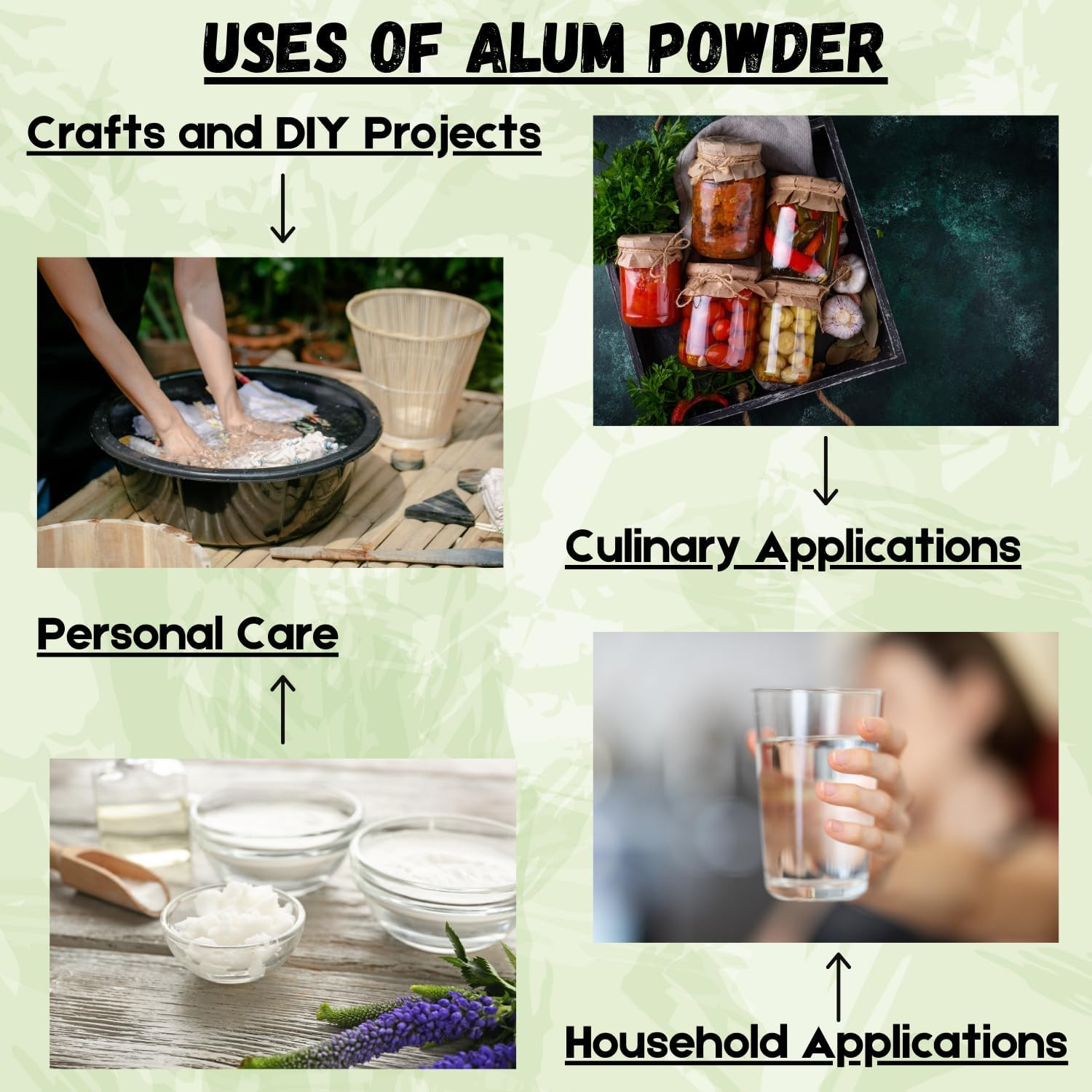 Alum Powder 5lb by Pure Bulk Ingredients | Pure Potassium Aluminium Powder | Ph