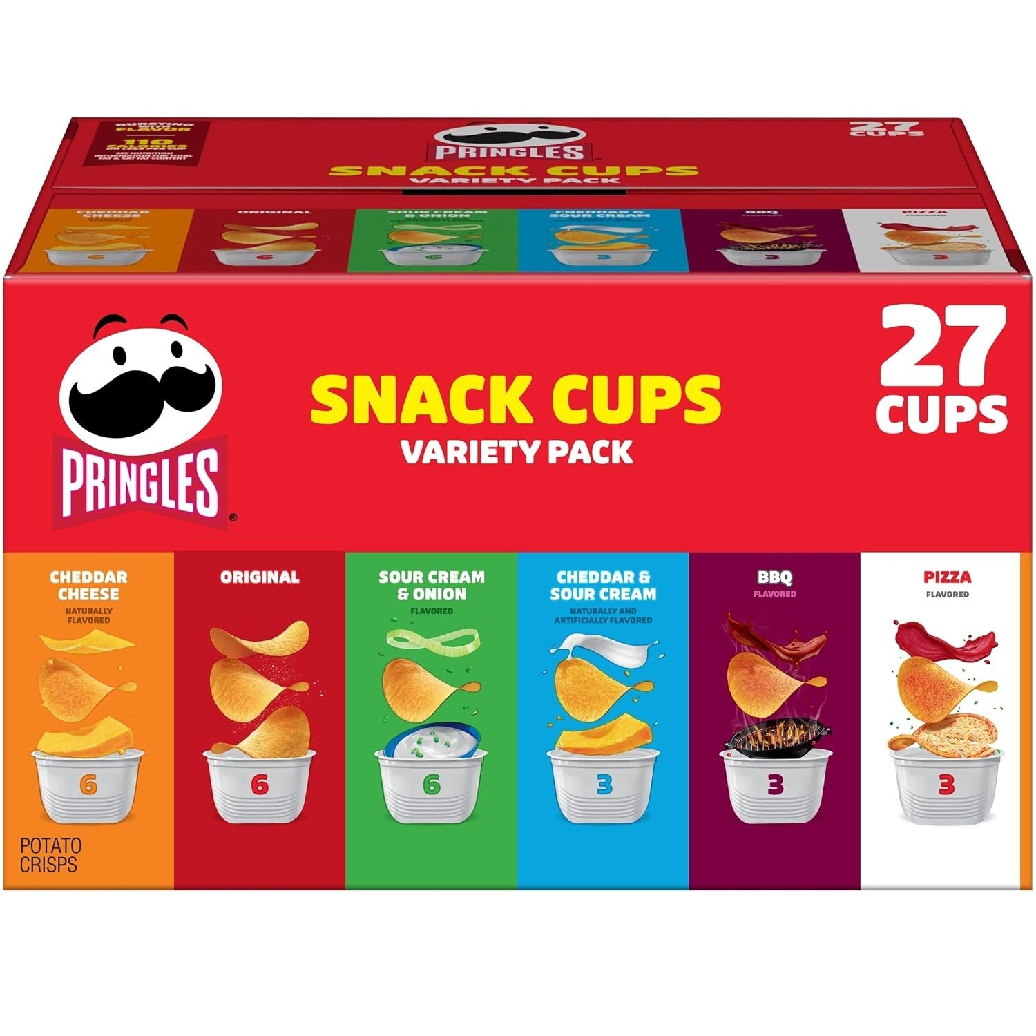 Pringles Variety Snack Pack: 27 Cups of Crunchy Flavors for Every Occasion