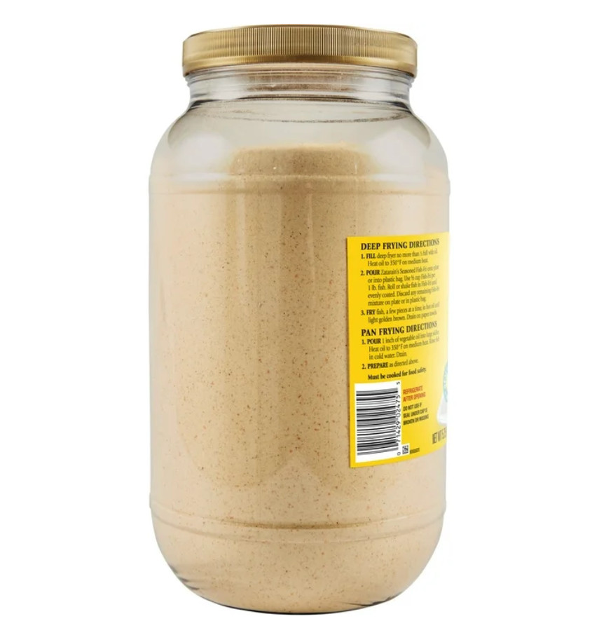 Zatarain’s Gluten Free Seasoned Fish Fri, 5.75 lb Jar