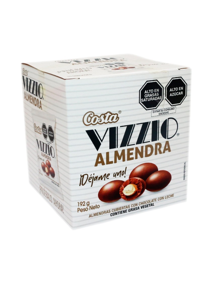 Costa – Vizzio – Almendra – Caja – 10 unidades – 192 .gr