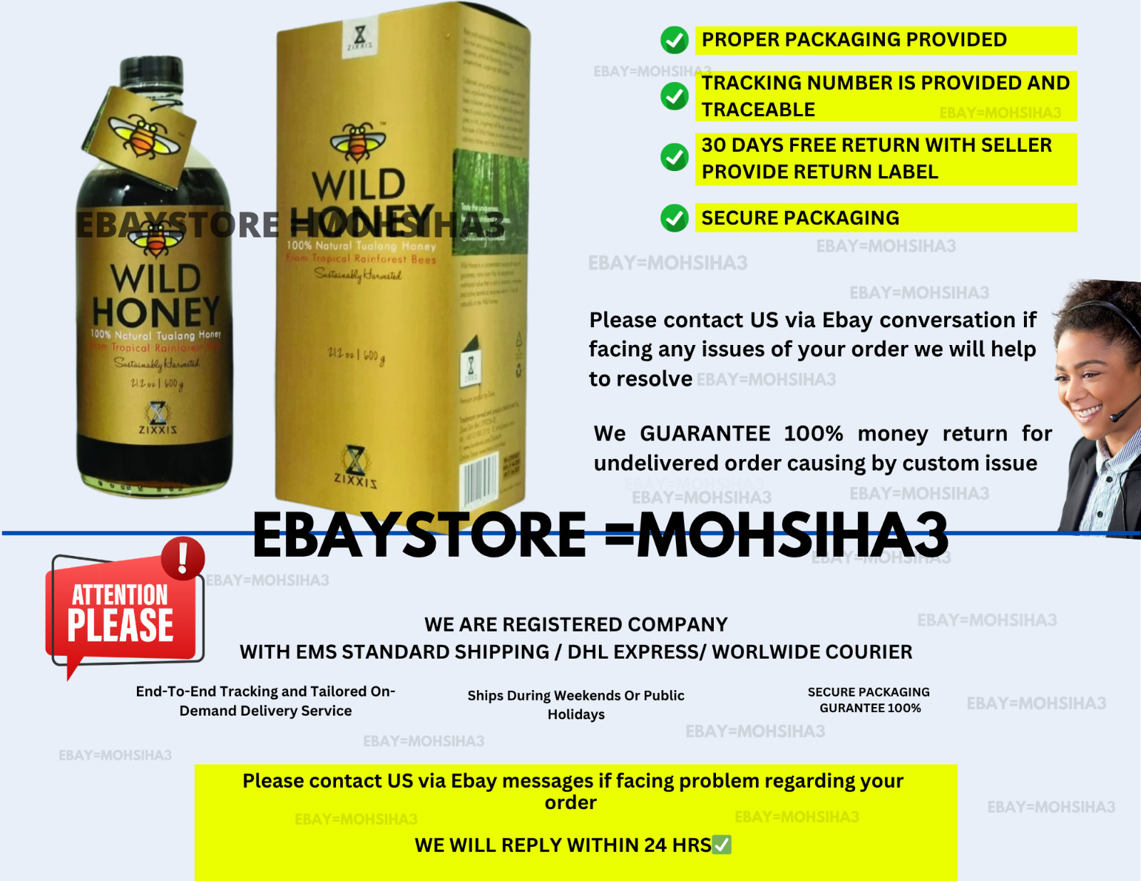 Nirwana Tualang Wild Bee Honey 600 Grams ( X 2 BOTTLE )