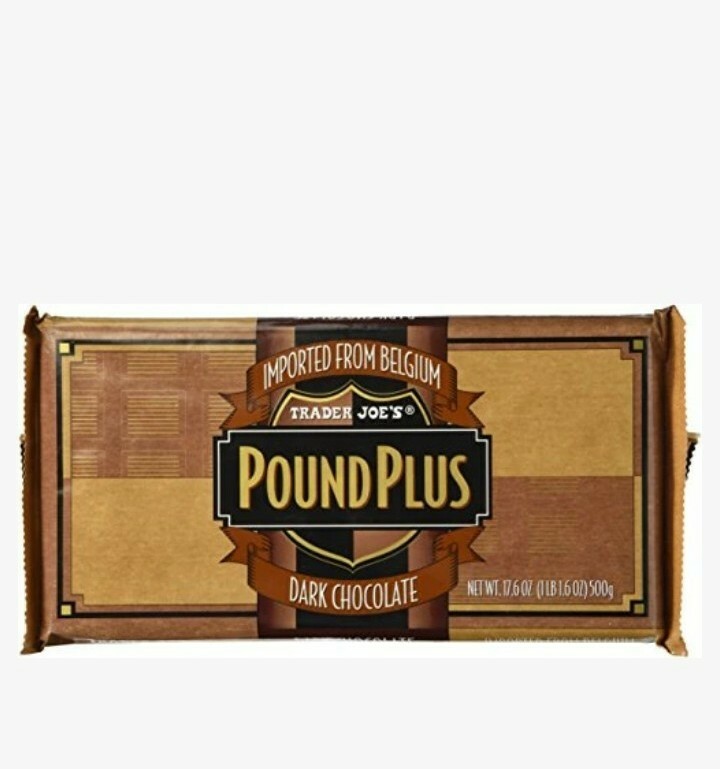 TRADER JOE’S Pound Plus Belgium Dark Chocolate Bar 1 HUGE PACK 17.6 oz