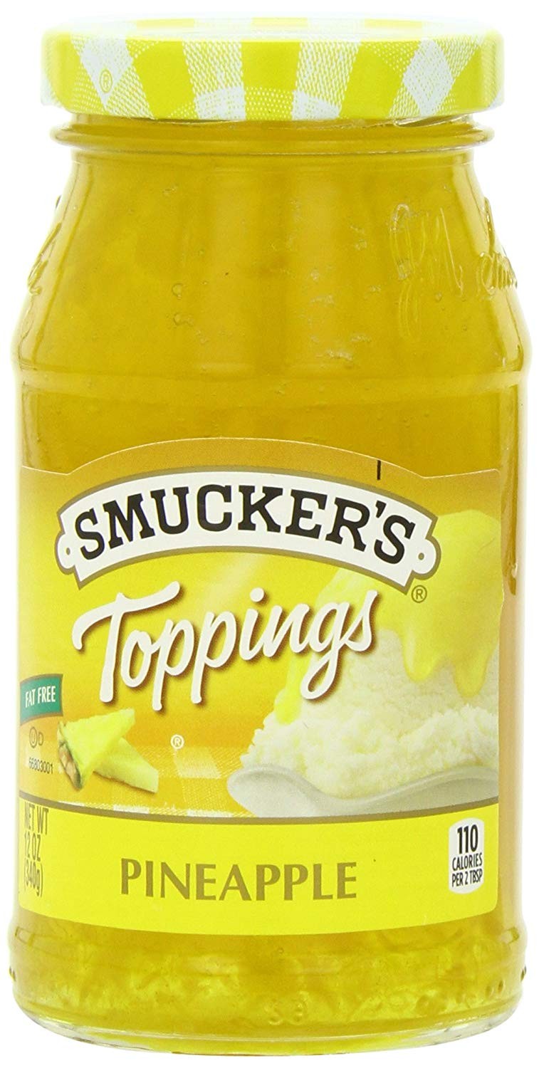 Smucker’s Pineapple Spoonable Ice Cream Topping, 12 Ounce