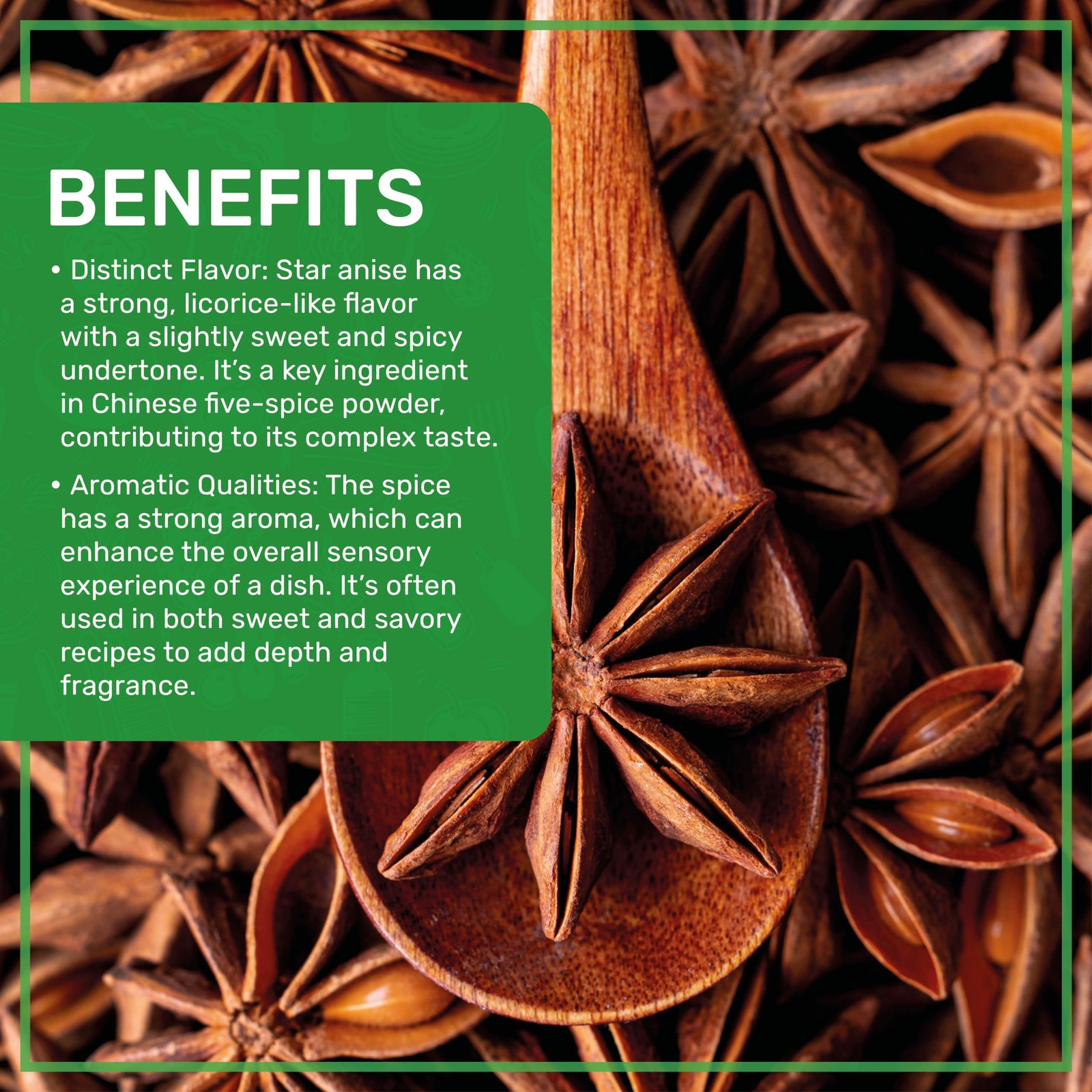 Jiva Organic Whole Star Anise 7 Oz Jumbo Bag – Non-GMO, Non Irradiated,