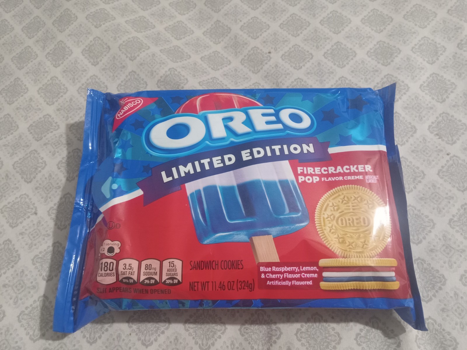 Oreo Cookies Firecracker Pop Limited Edition 11.46 OZ New Sealed