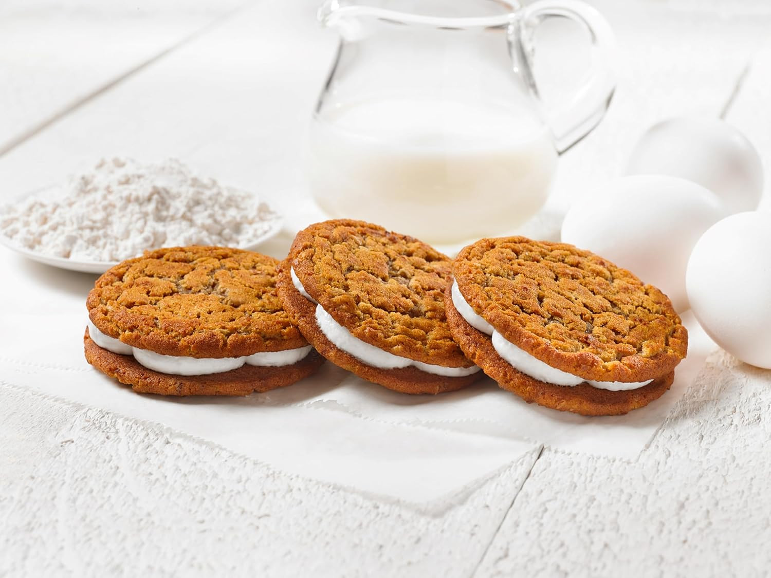 Little Debbie Oatmeal Crème Pies, 12 Individually Wrapped Sandwich Cookies, 16.2