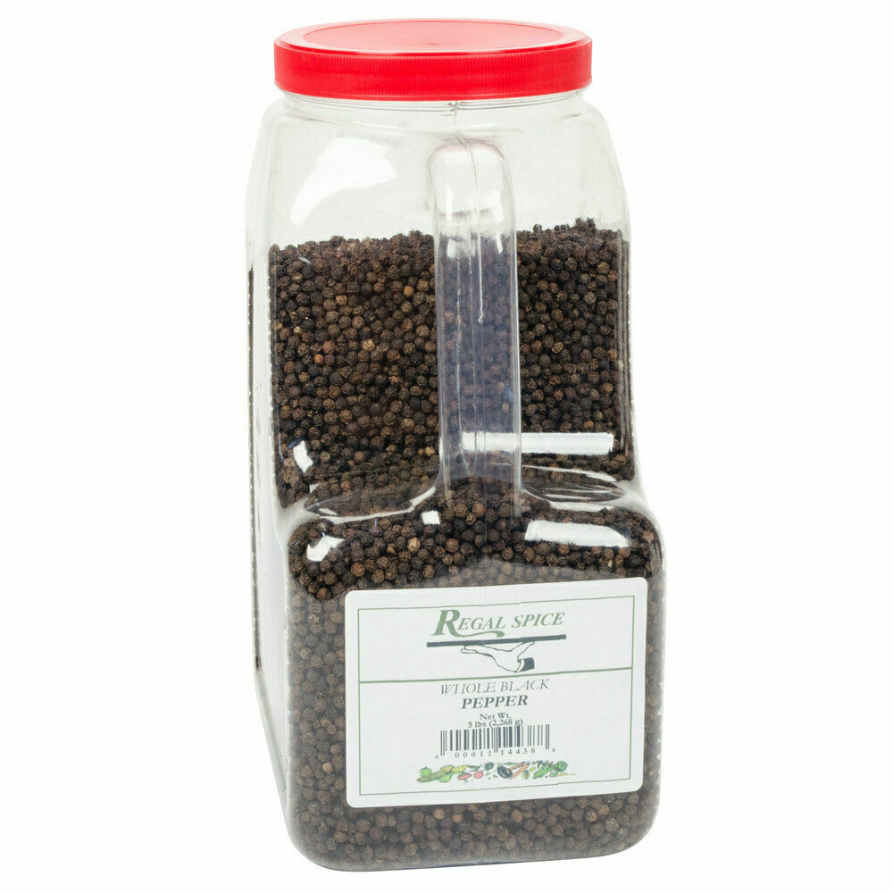Regal Whole Black Peppercorn, Spice, Seasoning, Pepper (select size below)