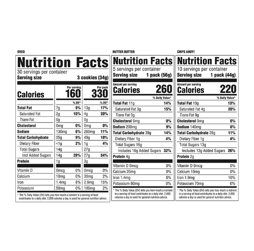 Nabisco Cookie Variety Pack, Snack Packs, 30 pk. Free Fast Shipping